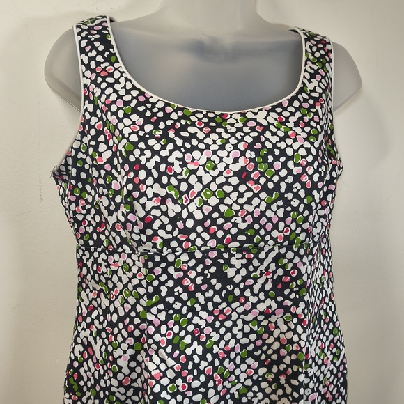 Talbot's Petite Stretch Sheath Multicolor Sleeveless Women's Dress , Size 8 - Picture 2 of 8